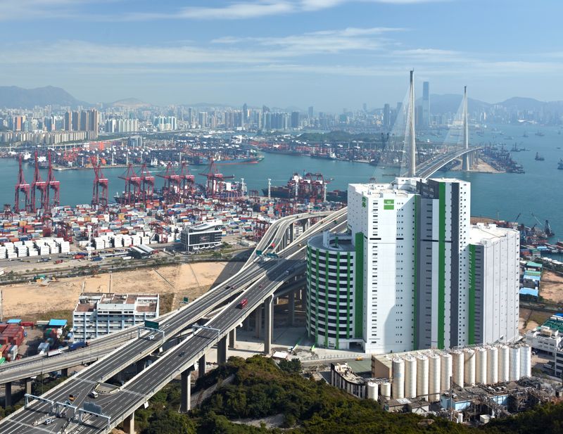 DHL MegaHub in Hongkong